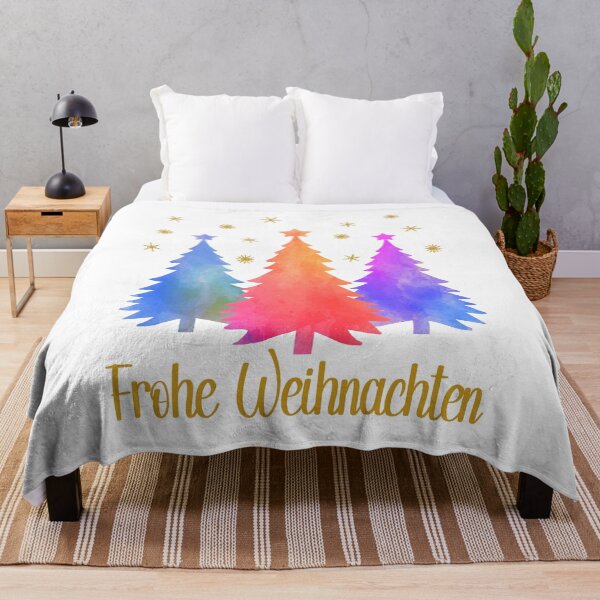 Artikelvorschau, Frohe Weihnachten Pastell Weihnachtsbäume Aquarell Winterwald Grafik entworfen und verkauft von Bad Kitty Designz.