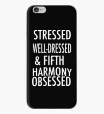 Vinilo o funda para iPhone Estresado, bien vestido y la Quinta Armonía obsesionada