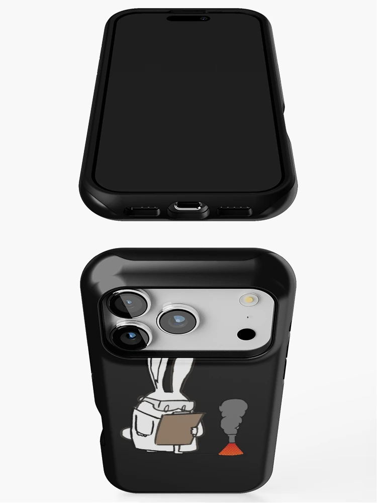 Thumbnail 3 of 4, iPhone Case, Scientific Rabbit Sticker designed and sold by ChristianFrost.