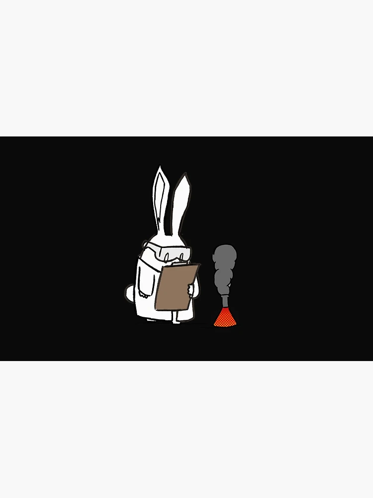 Thumbnail 4 of 4, Coffee Mug, Scientific Rabbit Sticker designed and sold by ChristianFrost.