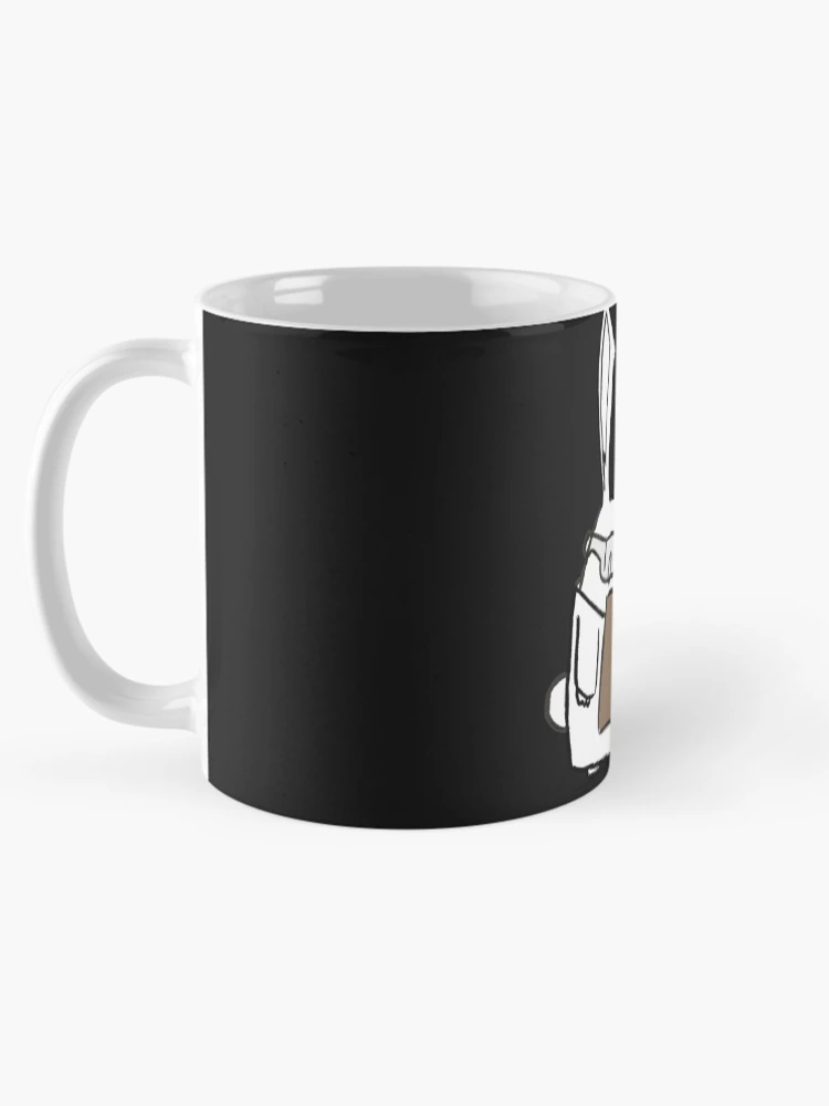 Thumbnail 5 of 6, Coffee Mug, Scientific Rabbit Sticker designed and sold by ChristianFrost.