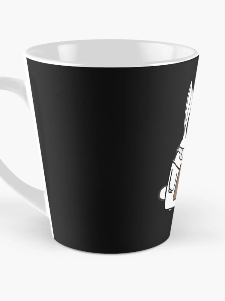 Thumbnail 3 of 4, Coffee Mug, Scientific Rabbit Sticker designed and sold by ChristianFrost.