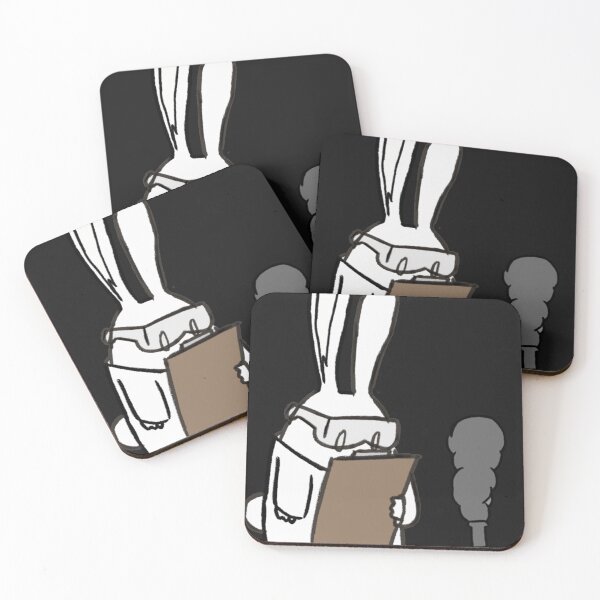 Item preview, Scientific Rabbit Sticker designed and sold by ChristianFrost.