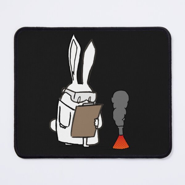 Item preview, Scientific Rabbit Sticker designed and sold by ChristianFrost.