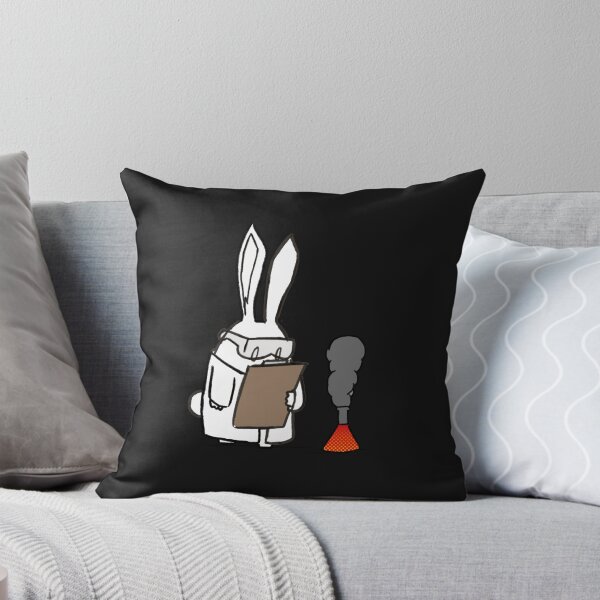 Item preview, Scientific Rabbit Sticker designed and sold by ChristianFrost.