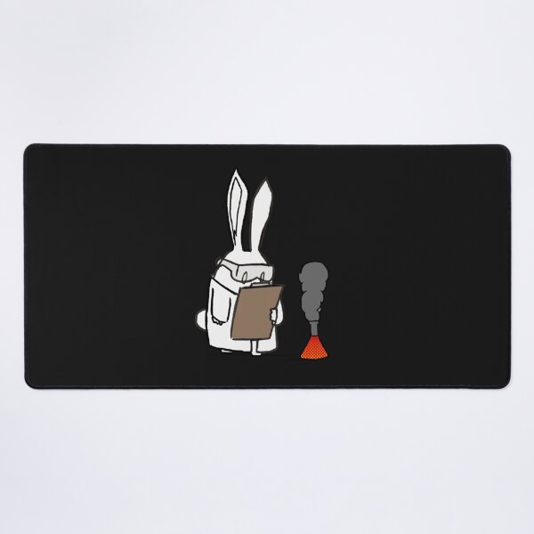 Item preview, Scientific Rabbit Sticker designed and sold by ChristianFrost.