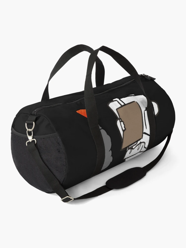Thumbnail 2 of 3, Duffle Bag, Scientific Rabbit Sticker designed and sold by ChristianFrost.