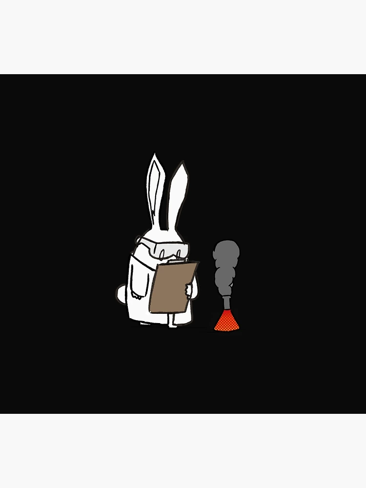Thumbnail 5 of 5, Socks, Scientific Rabbit Sticker designed and sold by ChristianFrost.