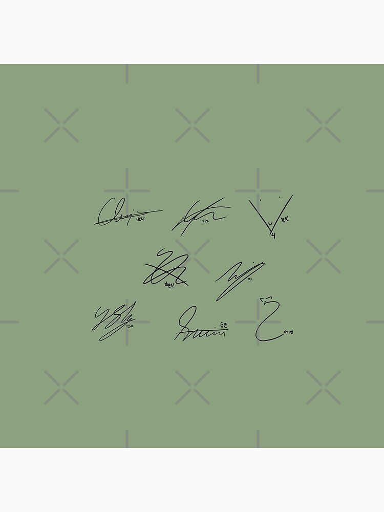 Straykids サイン Stray Kids Signature SVG PNG Bundle | Kpop Digital Download | SKZ