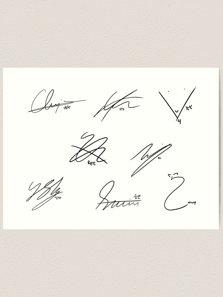 Straykids サイン スキズのサイン : r/skzcollection