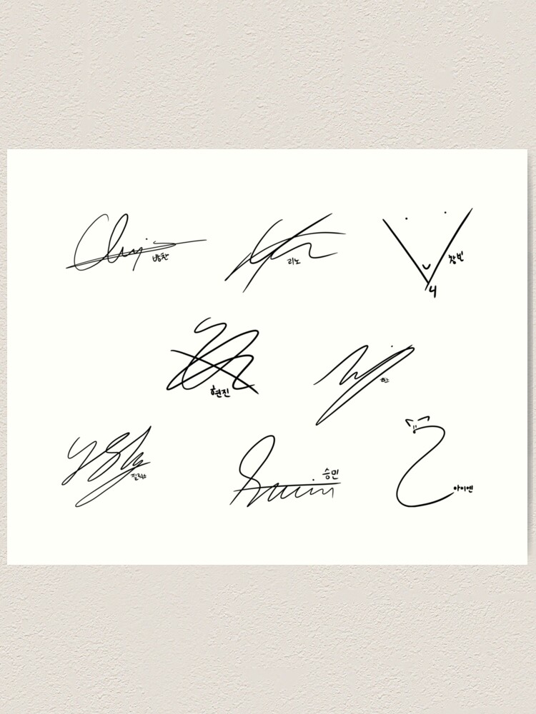 STRAY KIDS signatures