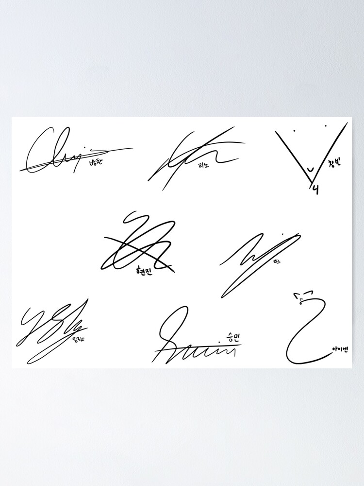 STRAY KIDS signatures