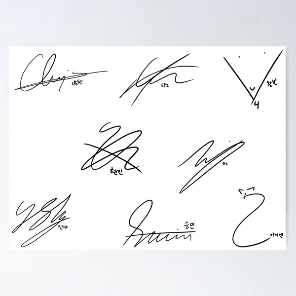 STRAY KIDS signatures