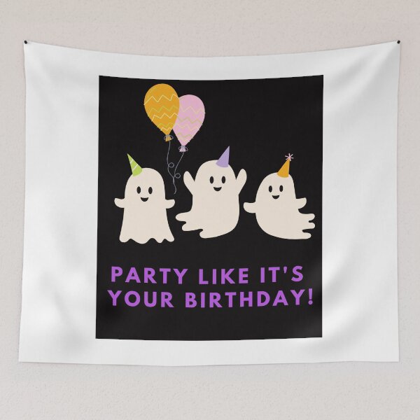 Item preview, Funny Cute Party Everyday Ghost Design designed and sold by Siahtasi55.