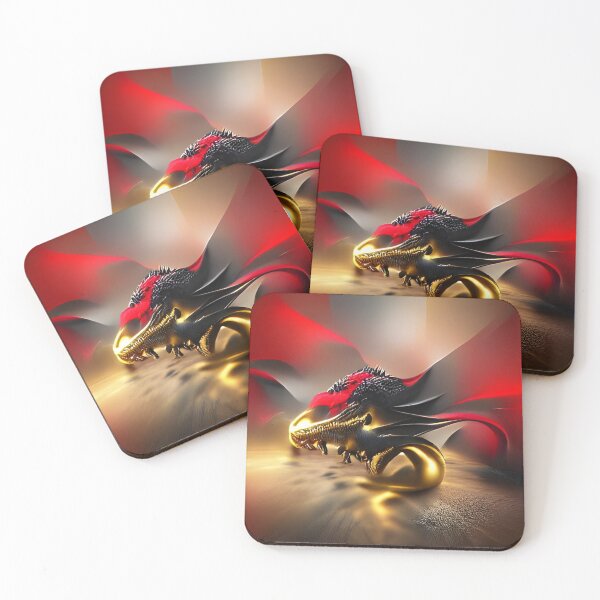 Item preview, Impression of A Gold Dragon AI Art designed and sold by Melissa Park.