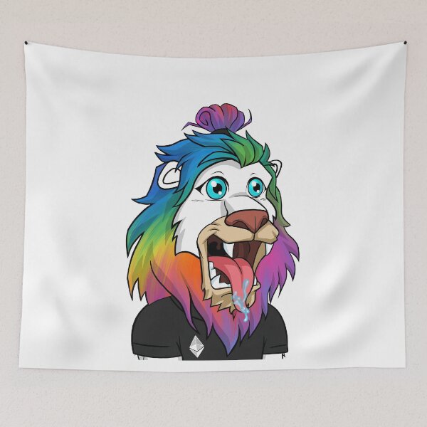 Item preview, Lazy Lions #9690 Wild nft cool Cartoon designed and sold by PetTotem.