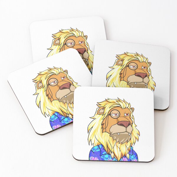 Item preview, Leones perezosos # 9715 Wild nft cool Cartoon designed and sold by PetTotem.