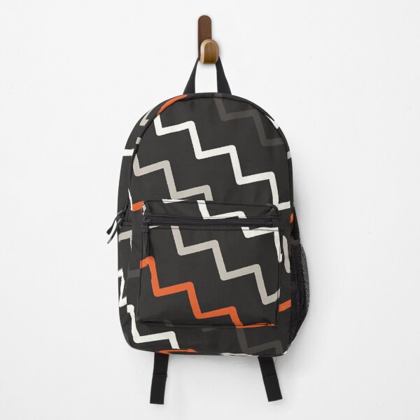 Item preview, Black and Orange Zigzag Pattern ,Black and Orange Chevron Pattern,Black and Orange Zigzag Stripes Pattern,Black and Orange Abstract Pattern, designed and sold by Tamas Das.