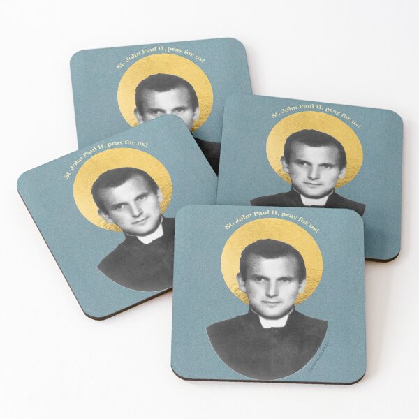 Item preview, St. John Paul II Holy Card designed and sold by emma-pano.