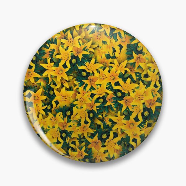 Item preview, Yellow Oriental Lilies Pattern Fill designed and sold by KbytesOfJax Outdoor and Nature.
