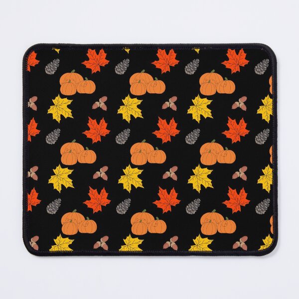Item preview, Pumpkins Leaves Acorns Pine Cones Fall Illustration Pattern designed and sold by Itaya Art.