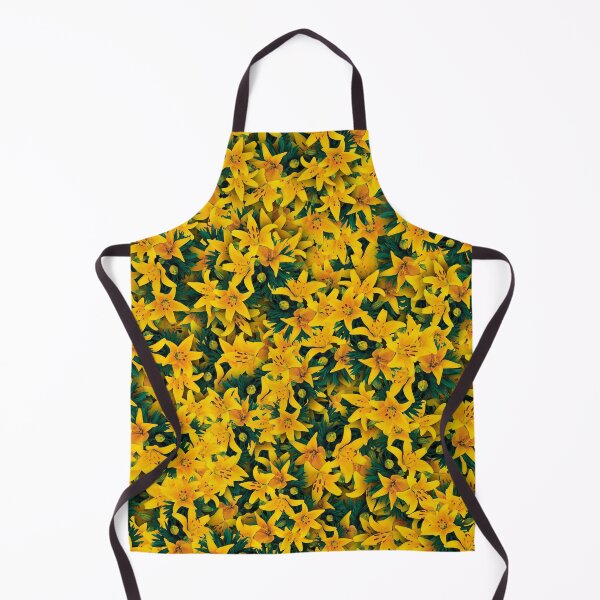 Item preview, Yellow Oriental Lilies Pattern Fill designed and sold by KbytesOfJax Outdoor and Nature.