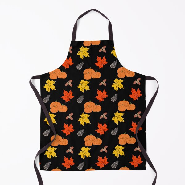 Item preview, Pumpkins Leaves Acorns Pine Cones Fall Illustration Pattern designed and sold by Itaya Art.