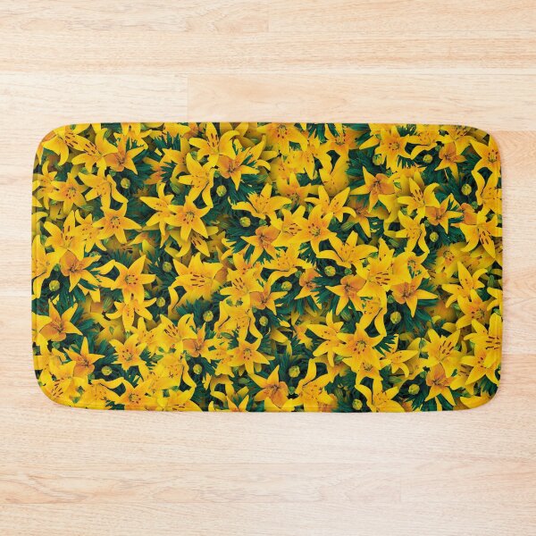 Item preview, Yellow Oriental Lilies Pattern Fill designed and sold by KbytesOfJax Outdoor and Nature.