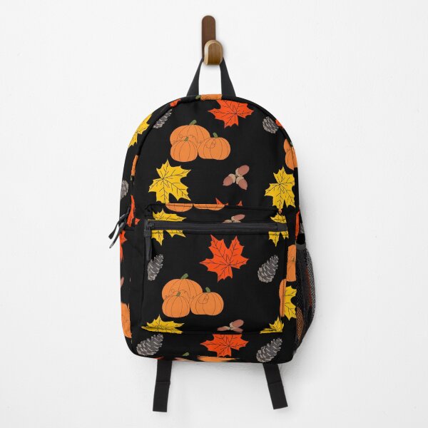 Item preview, Pumpkins Leaves Acorns Pine Cones Fall Illustration Pattern designed and sold by Itaya Art.