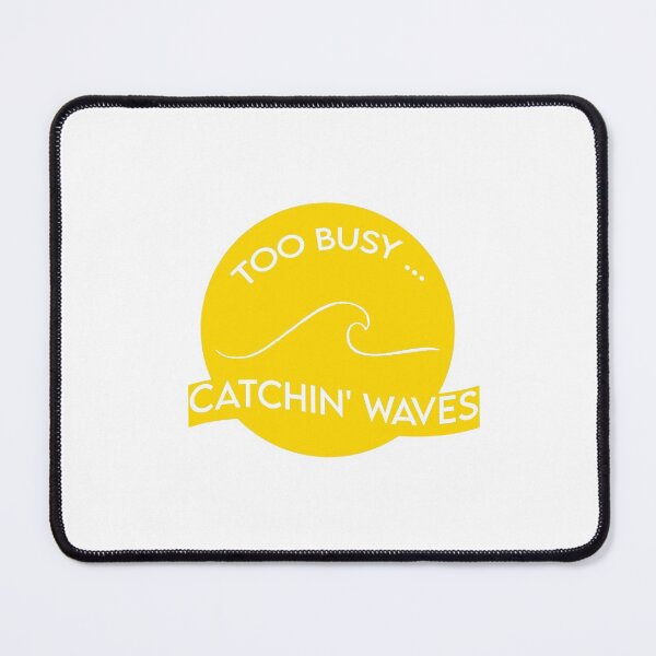 Item preview, Too Busy Catching Waves - Yellow designed and sold by sticker-vault.