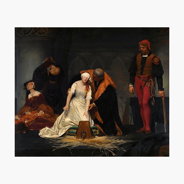 Item preview, The Execution of Lady Jane Grey, by Paul Delaroche designed and sold by ForgottenGarden.