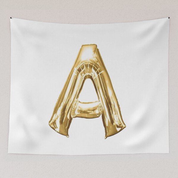 Item preview, Gold Foil Mylar Balloon Letter A designed and sold by ArcherAshleyArt.