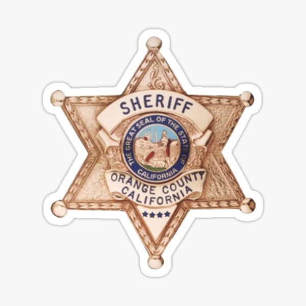 STICKER SHERIFF ORANGE COUNTY BRZ 