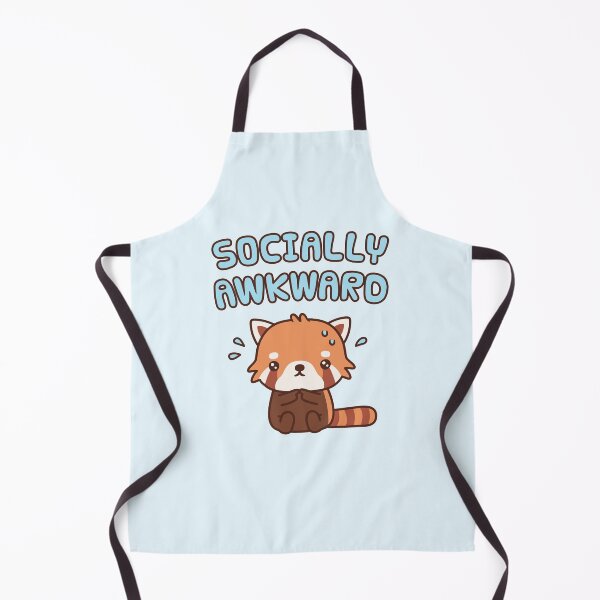 Item preview, Nervous Red Panda Socially Awkward Funny designed and sold by rustydoodle.