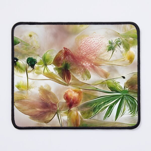 Item preview, Dreamy Botanical Pink and Green AI Art Fantasy designed and sold by Melissa Park.