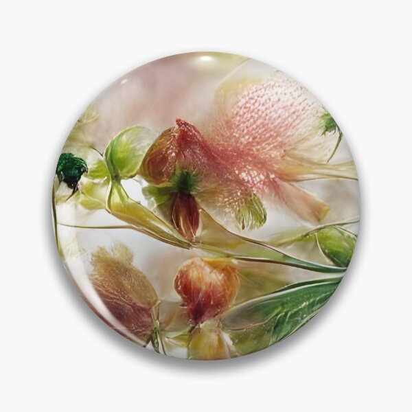 Item preview, Dreamy Botanical Pink and Green AI Art Fantasy designed and sold by Melissa Park.