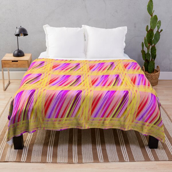Item preview,  Colorful Yellow frame with Carnival of Diagonal Pink shades lines by Iritof designed and sold by iritof.