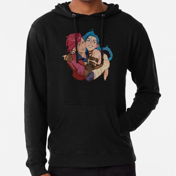 Jinx Was Here Arcane Jinx Hoodie Sweatshirt Netflix League of Legends Arcane Merch League of Legends Hoodie Sweatshirt