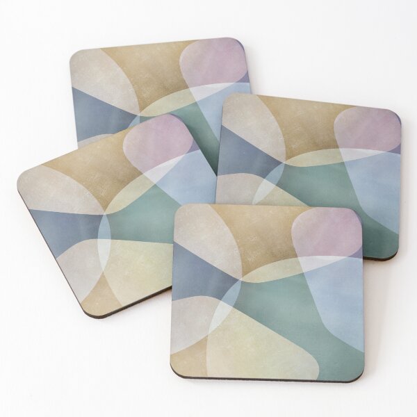 Item preview, Organic Shapes in Pastel Tones designed and sold by UrbanEpiphany.