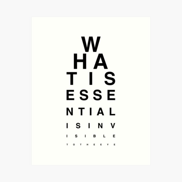 Snellen Eye Chart Print Lettering Typography Custom Eye Chart Baby  Announcement Sign Proposal Sign Black and White Eye Test Chart 