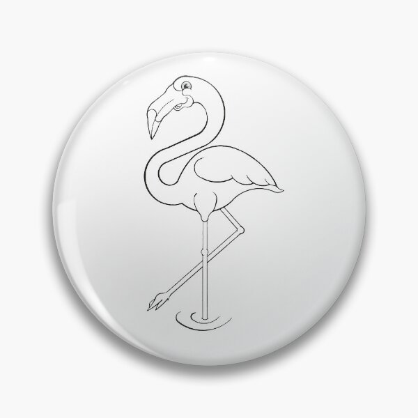 Item preview,  Color Your Own Flamingo designed and sold by GrandpaH.