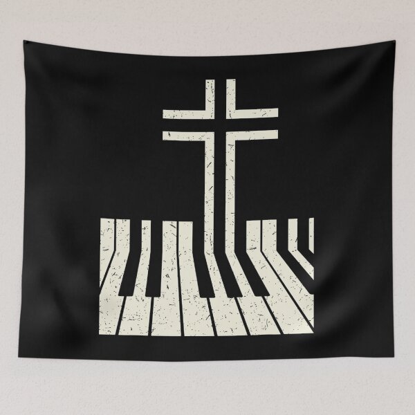 Artikelvorschau, Christian Piano Player Gift Design Piano Teacher Keyboard T-Shirt entworfen und verkauft von CurtisLarson32.