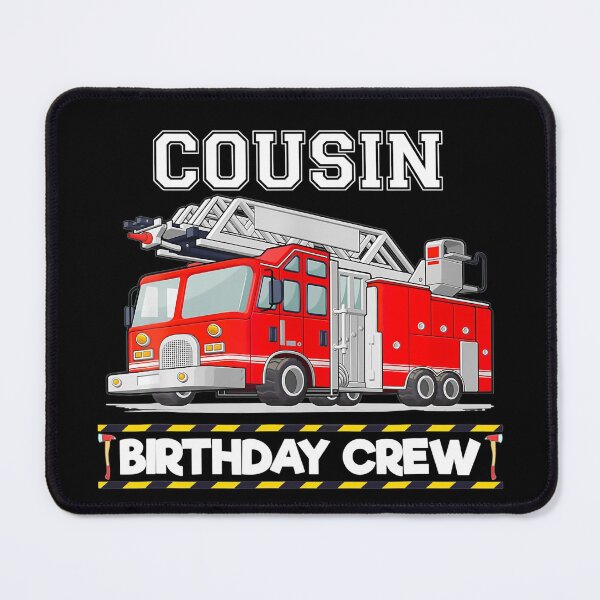 Item preview, Pride Work Cousin Birthday Crew Matching Family Firefighter designed and sold by LKTankdesign.