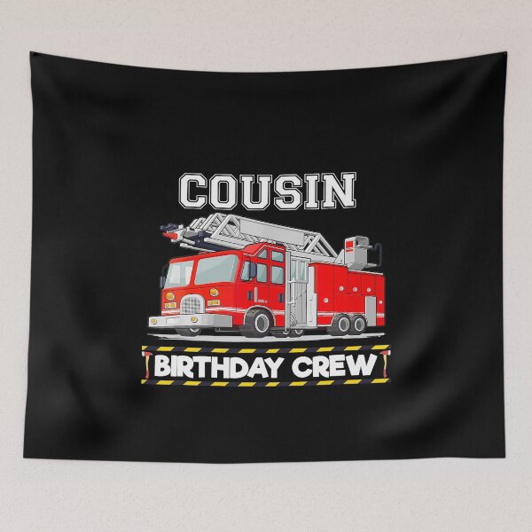 Item preview, Pride Work Cousin Birthday Crew Matching Family Firefighter designed and sold by LKTankdesign.