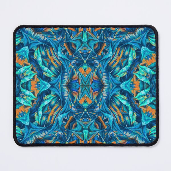 Item preview, Turquoise And Orange Watercolor Flora Mix designed and sold by DesignLust.