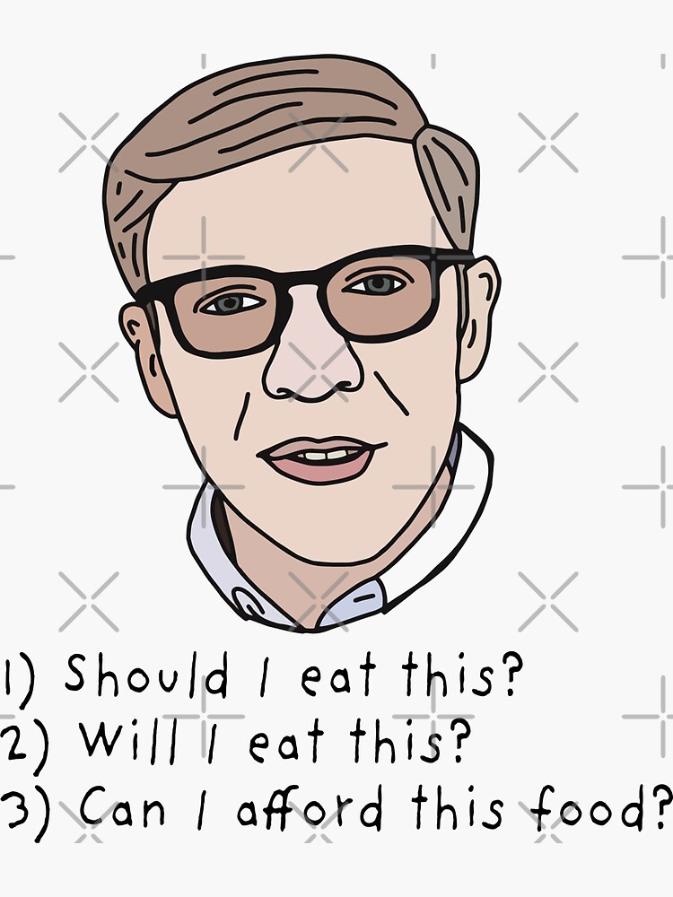"Joe Pera Grocery Guidelines Fan Art" Sticker for Sale by Ethereal