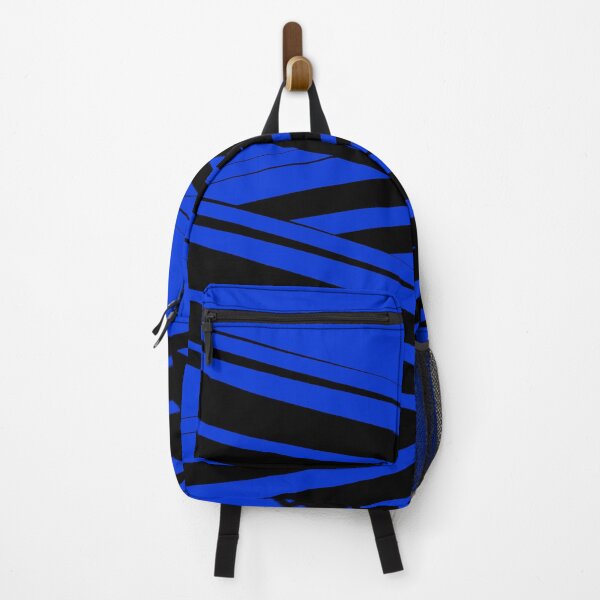 Item preview, Black Diagonal Crossing On Blue designed and sold by Gravityx9.