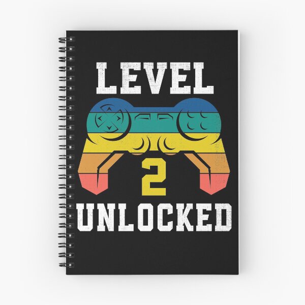 Item preview, Level 2 Unlocked, 2nd Gamer Birthday Distressed designed and sold by Fabvity.