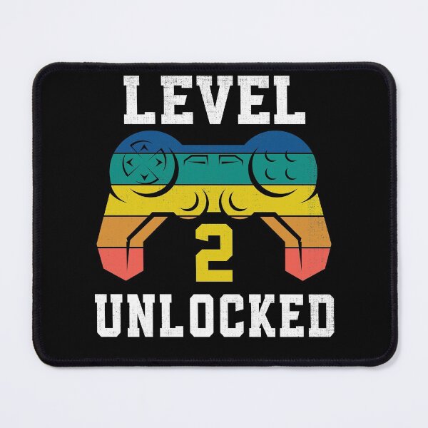 Item preview, Level 2 Unlocked, 2nd Gamer Birthday Distressed designed and sold by Fabvity.