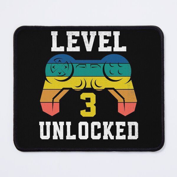 Item preview, Level 3 Unlocked, 3rd Gamer Birthday Distressed designed and sold by Fabvity.